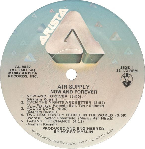 Now And Forever (VINYL) | Near Mint (NM) Very Good Plus (VG+) - POP / USED *NEAR MINT*