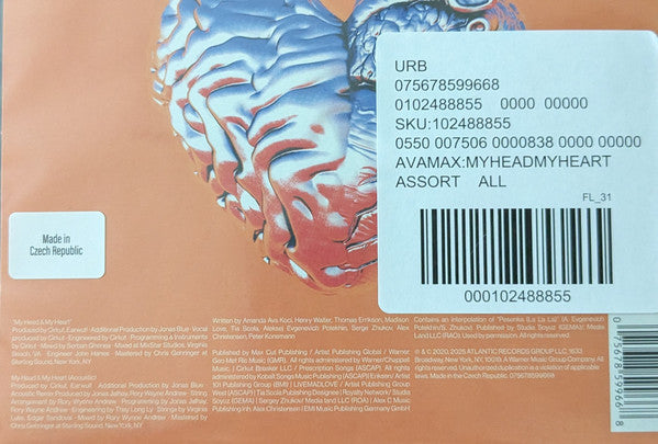 My Head & My Heart (7") | Near Mint (NM) Near Mint (NM) - POP / USED *NEAR MINT*