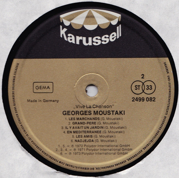 Vive La Chanson | Excellent (EX) Near Mint (NM)