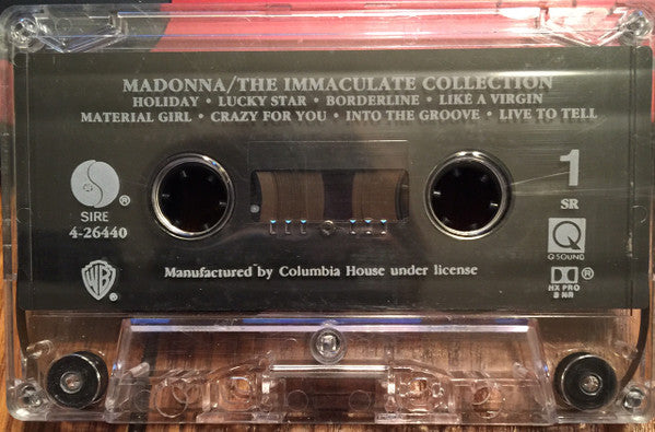 The Immaculate Collection (CASSETTE) | Very Good Plus (VG+) Very Good Plus (VG+)