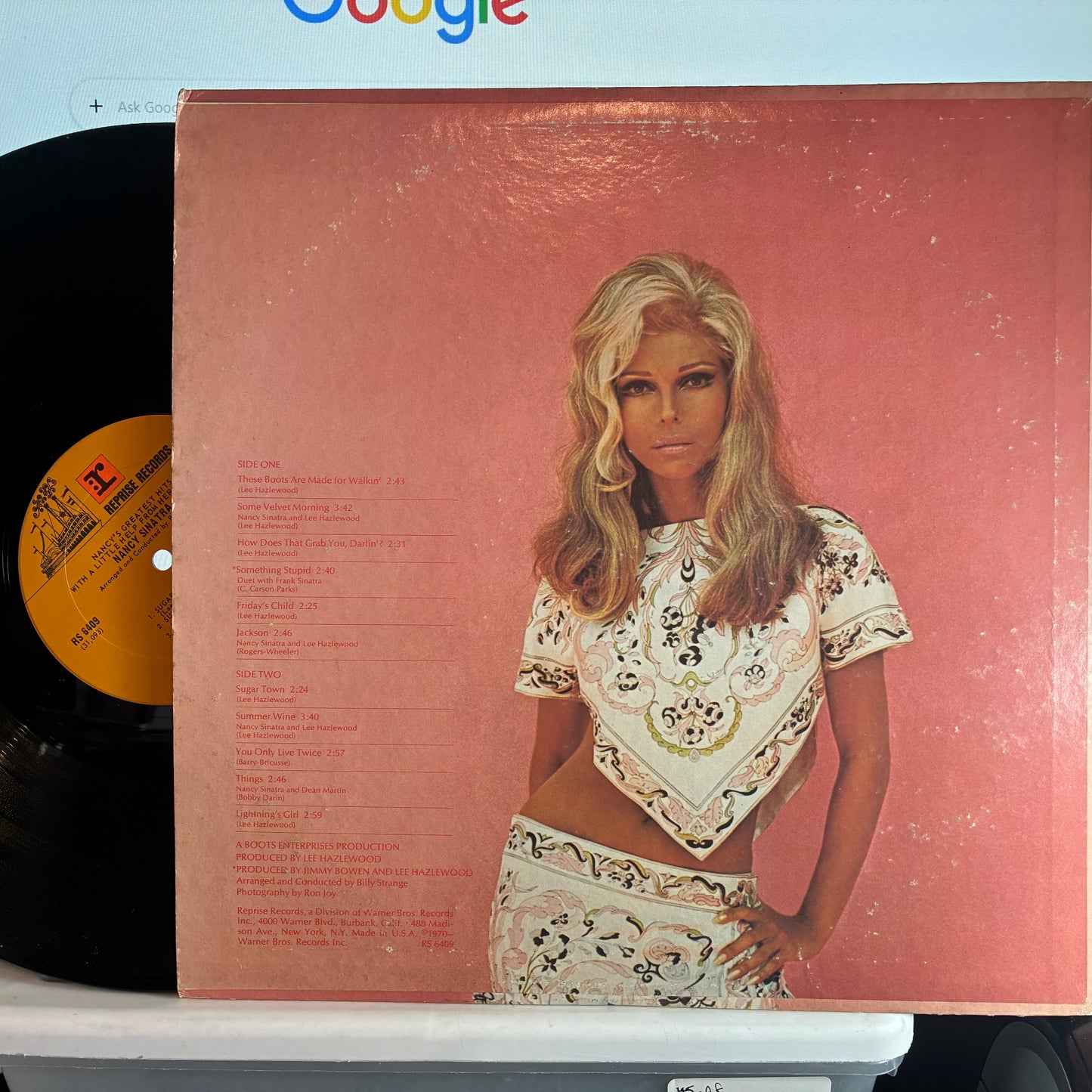 Nancy's Greatest Hits (VINYL) | Very Good Plus (VG+) Very Good Plus (VG+) - POP / USED *VERY GOOD+*