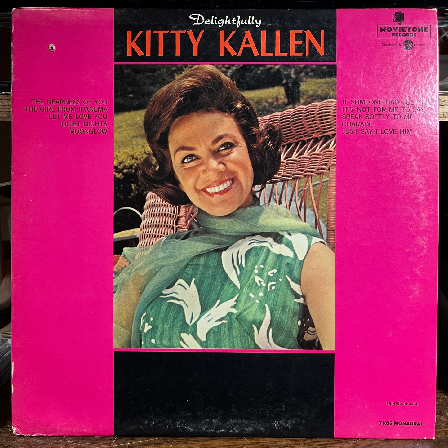 Delightfully Kitty Kallen (VINYL) | Very Good Plus (VG+) Very Good Plus Plus (VG++) - POP / USED *VERY GOOD+*