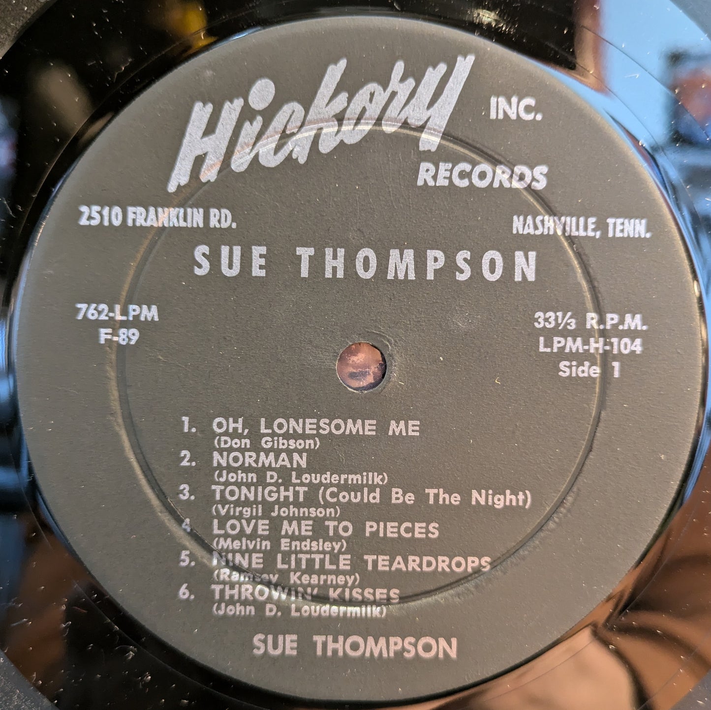 Meet Sue Thompson | Very Good Plus (VG+) Excellent (EX)