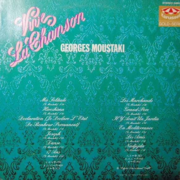 Vive La Chanson | Excellent (EX) Near Mint (NM)