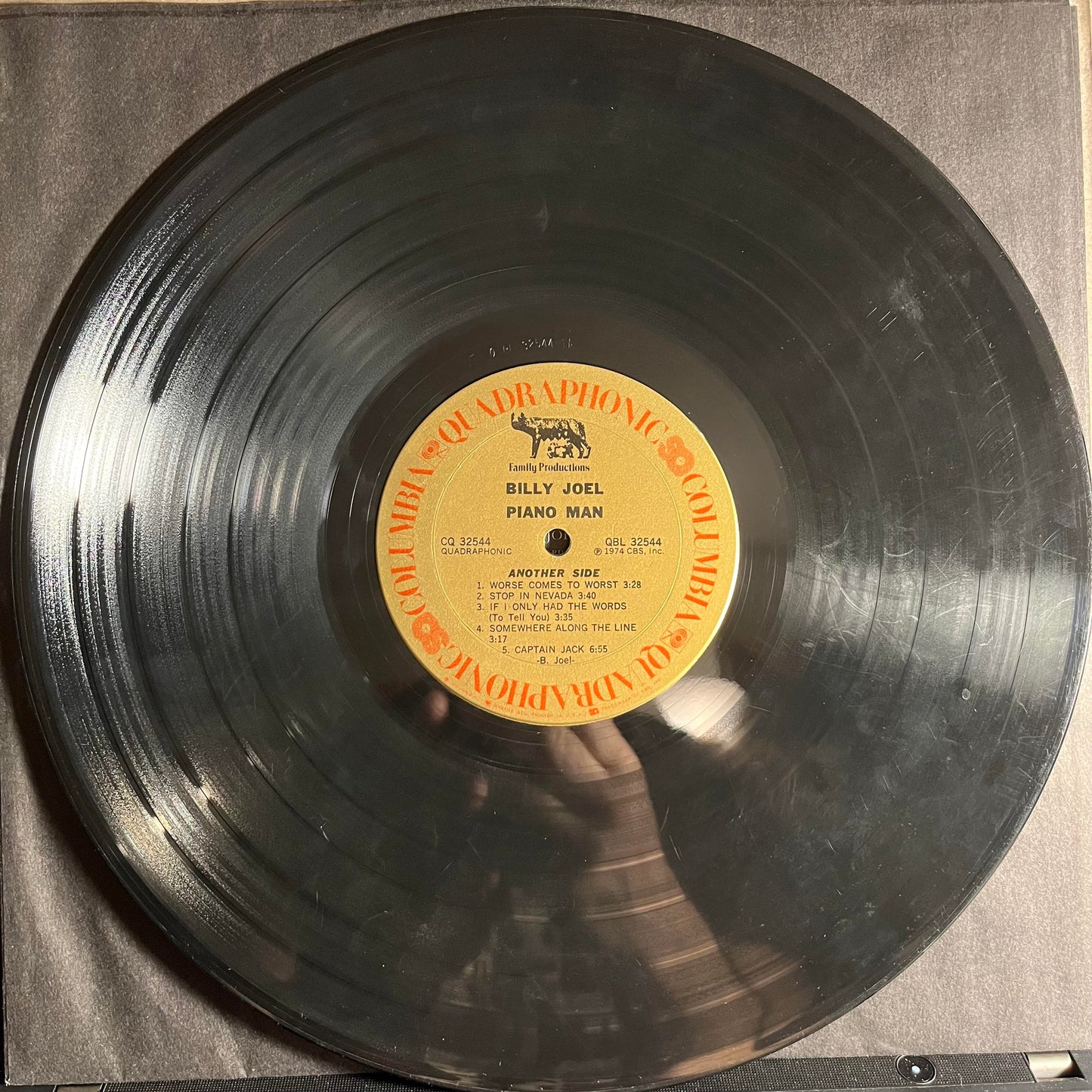 Piano Man *QUADRAPHONIC* | Very Good (VG) Excellent (EX)