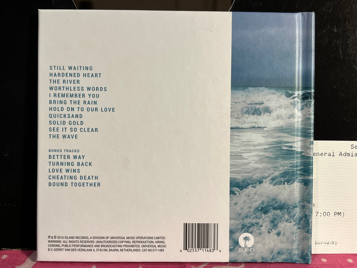 The Wave *SIGNED & CONCERT TICKET* | Very Good (VG) Near Mint (NM)