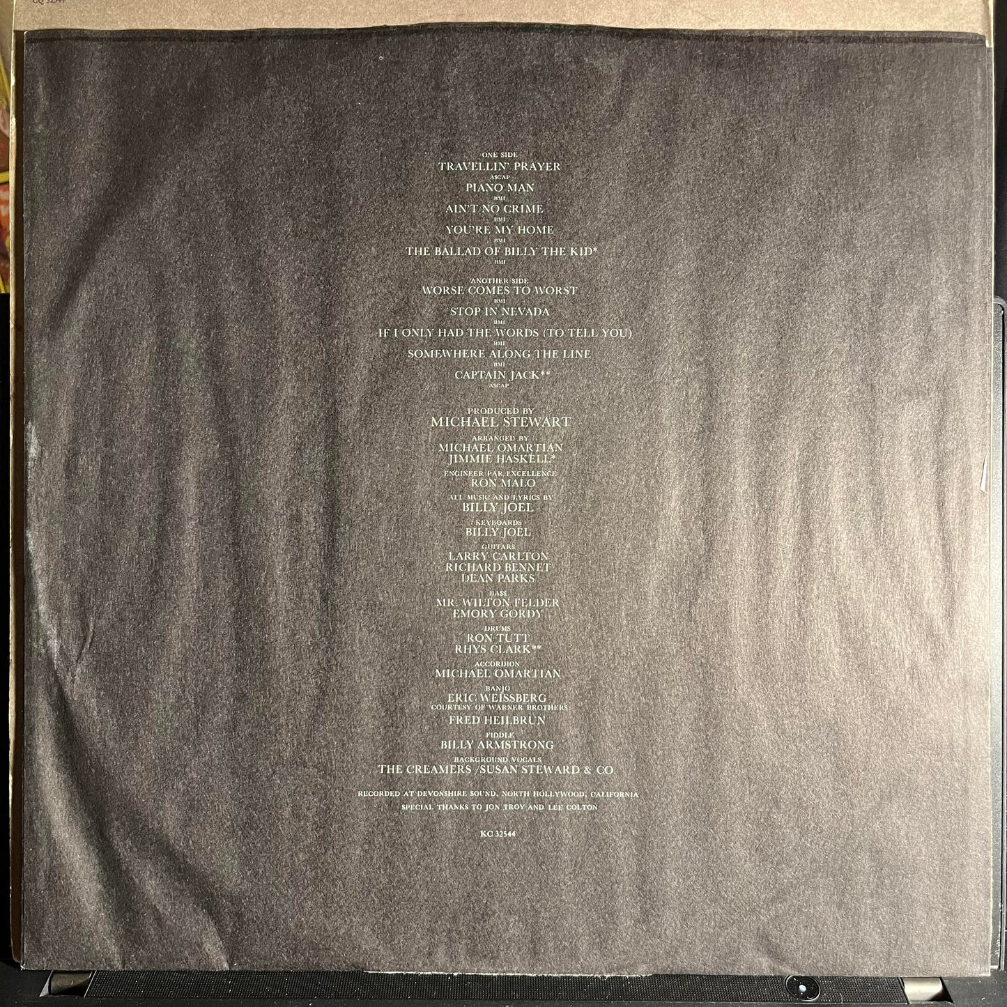 Piano Man *QUADRAPHONIC* | Very Good (VG) Excellent (EX)