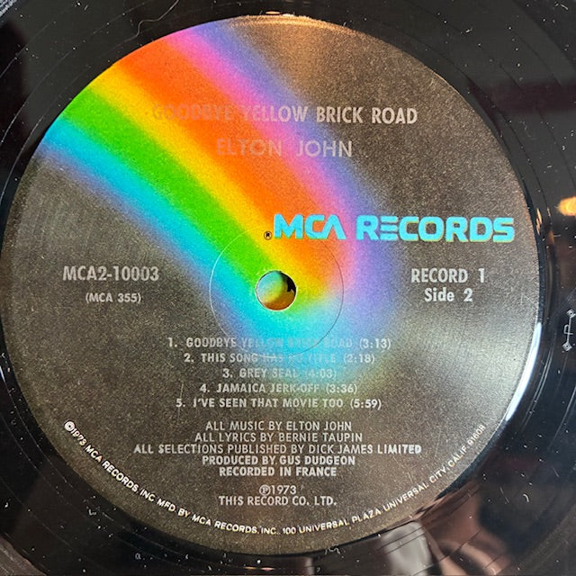 Goodbye Yellow Brick Road (2xVINYL) | Very Good (VG) Excellent (EX) - POP / USED *VERY GOOD*