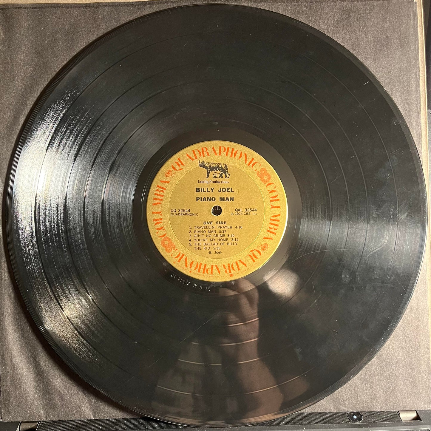 Piano Man *QUADRAPHONIC* | Very Good (VG) Excellent (EX)