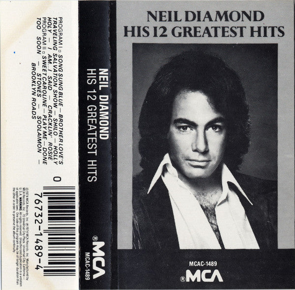 His 12 Greatest Hits (CASSETTE) | Mint (M) Mint (M) - POP *SEALED*