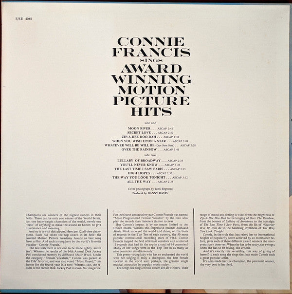 Sings Award Winning Motion Picture Hits (VINYL) | Mint (M) Near Mint (NM)
