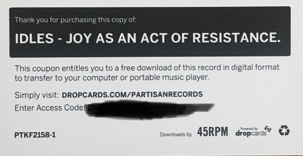 Joy As An Act Of Resistance | Mint (M) Mint (M) - POST PUNK *SEALED*