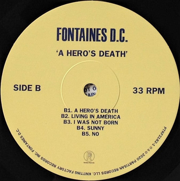 A Hero's Death | Mint (M) Mint (M) - POST PUNK *NEW*