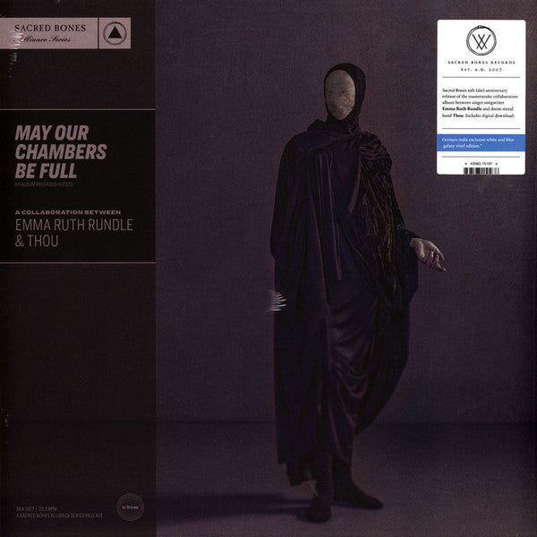 Emma Ruth Rundle - May Our Chambers Be Full (WHITE & BLUE GALAXY VINYL LP Sacred Bones SBA-007) | NEW - POST PUNK *SEALED/COLOR*