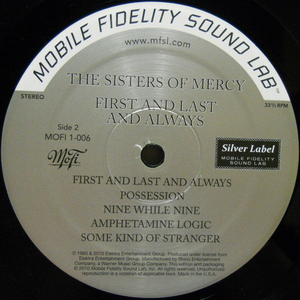 First And Last And Always (MFSL VINYL) | Mint (M) Mint (M) - POST PUNK *SEALED*