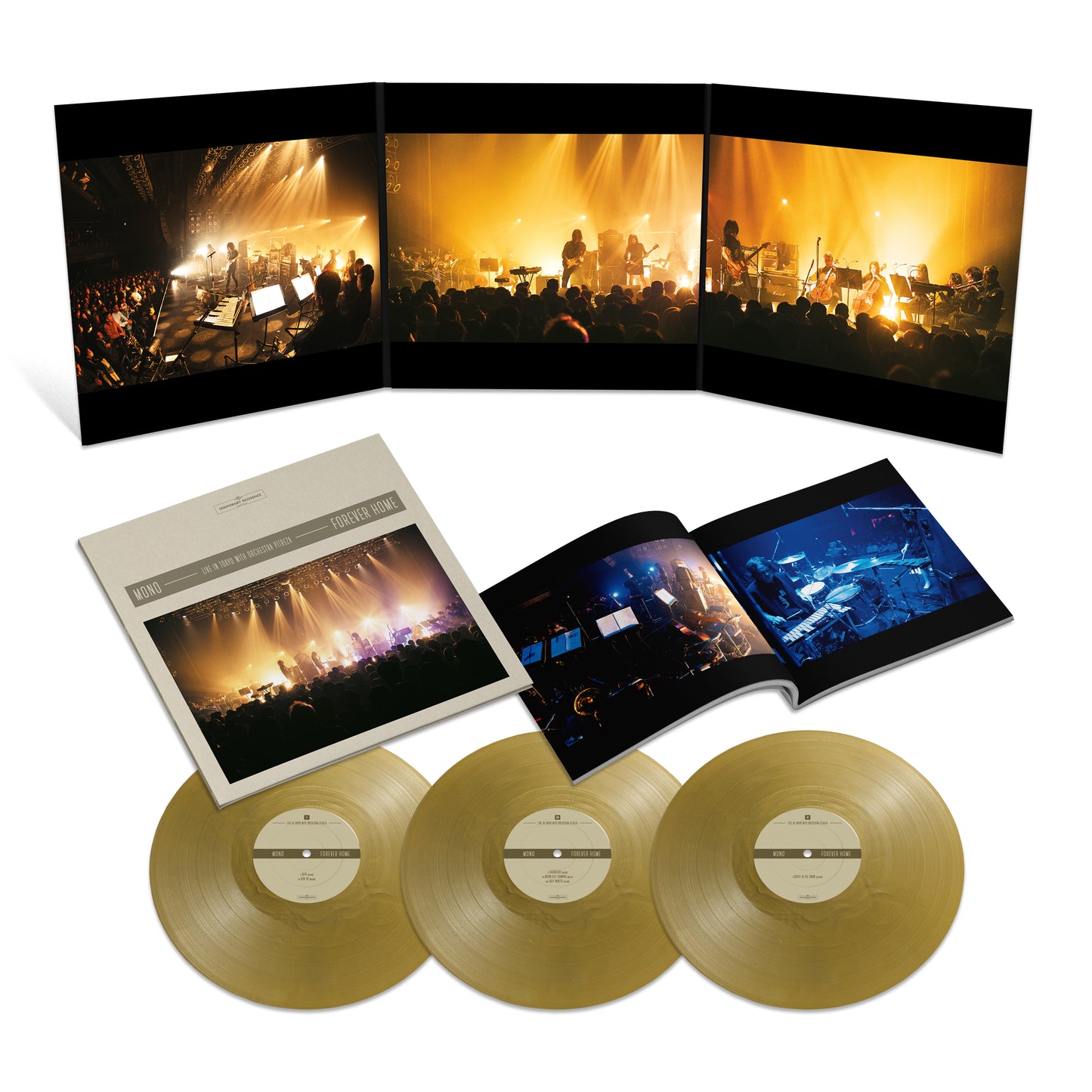(PRE-ORDER 11/7/25) Forever Home: Live in Japan with Orchestra PITREZA (3x Metallic Gold Vinyl) | Mint (M) Mint (M) - POST ROCK *NEW*