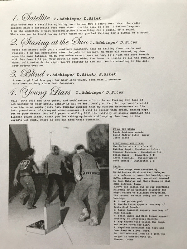 Young Liars | Mint (M) Mint (M) - POST ROCK