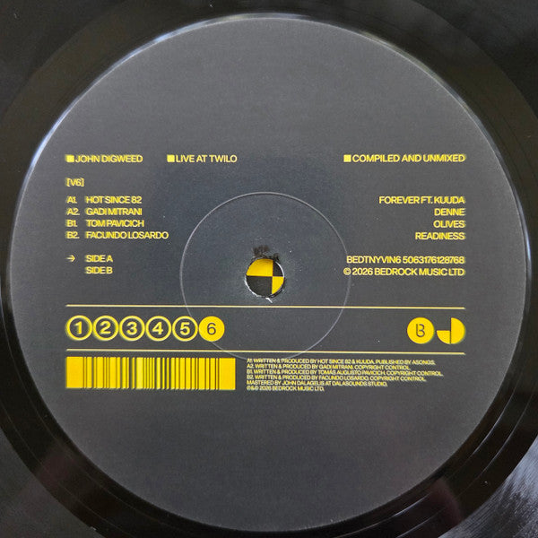 John Digweed - Live At Twilo - Vinyl 6 (VINYL 12" BEDROCK) | NEW - PROGRESSIVE *NEW*