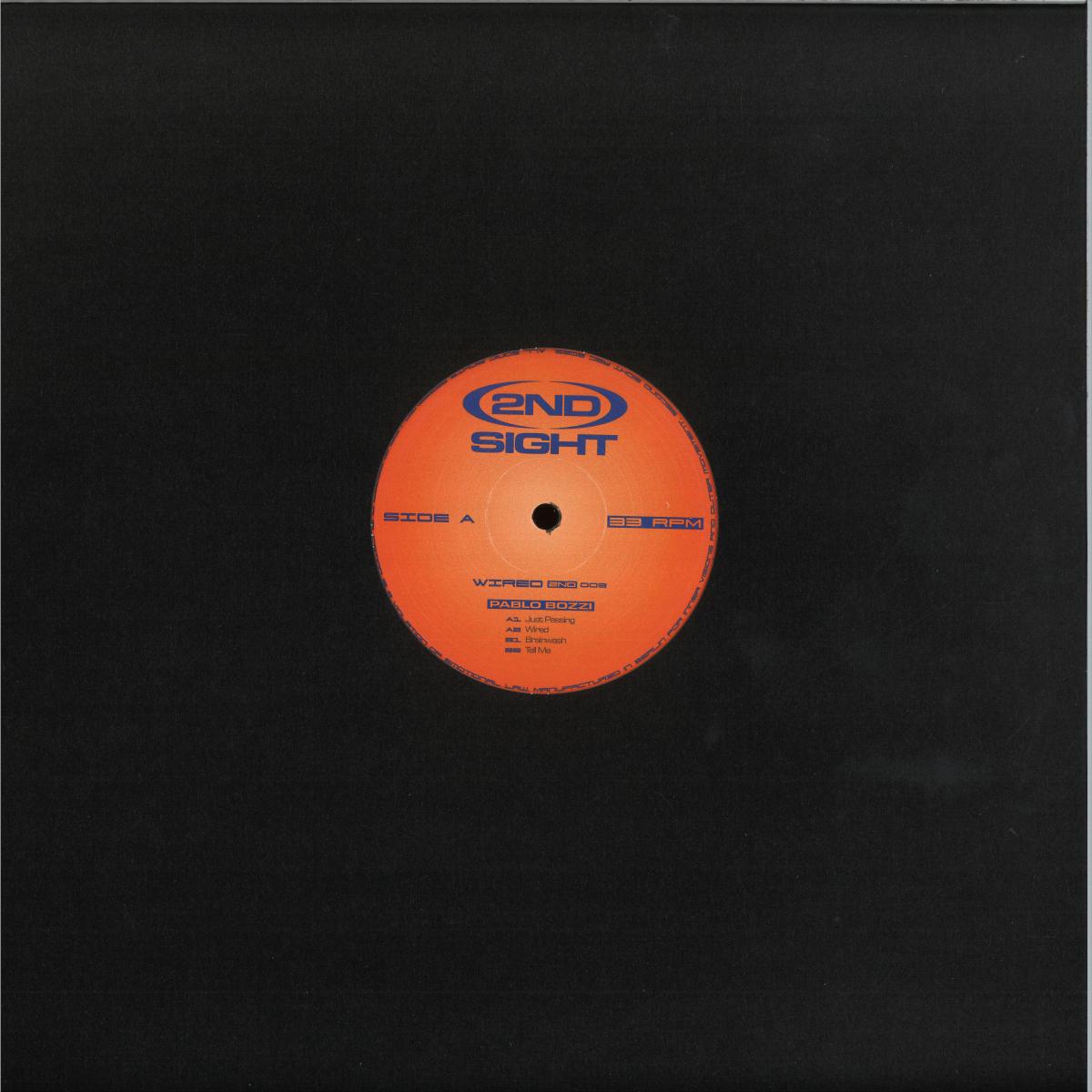 Pablo Bozzi - Wired (VINYL 12" Second Sight) | NEW - PROGRESSIVE *NEW*