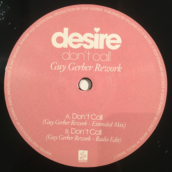 Don't Call (Guy Gerber Rework) | Mint (M) Near Mint (NM)