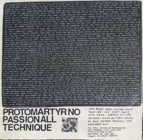 No Passion All Technique | Mint (M) Mint (M) - POST PUNK *SEALED/COLOR*