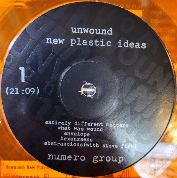 New Plastic Ideas (TRANSLUCENT ORANGE VINYL) | Mint (M) Mint (M) - PUNK *SEA;ED/COLOR*