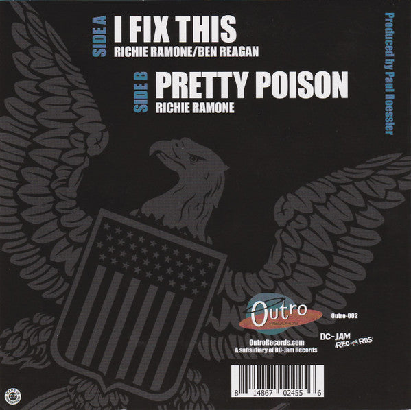 I Fix This / Pretty Poison (RED VINYL 7") | Mint (M) Mint (M) - PUNK *NEW/COLOR*
