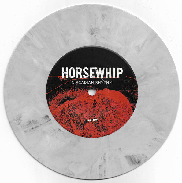 Yashira / Horsewhi Split (WHITE MARBLE VINYL 7") | Mint (M) Mint (M) - PUNK *NEW/COLOR*