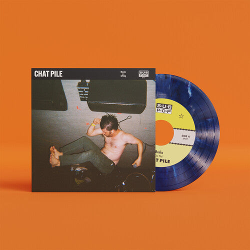 Chat Pile - (PRESALE 8/7/26) Masks (LMTD BLUE VINYL 7" SUB POP 2026) | Mint (M) Mint (M) - PUNK *NEW/COLOR*
