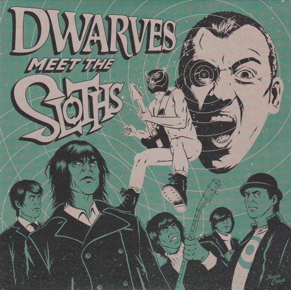 Dwarves Meet The Sloths (7" BLUE VINYL) | Mint (M) Mint (M) - PUNK *NEW/COLOR*