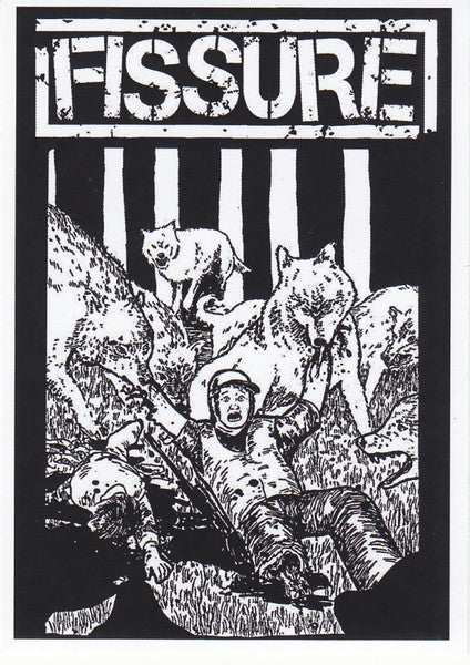 Gets Worse / Fissure Split (BLUE VINYL 7") | Mint (M) Mint (M) - PUNK *NEW/COLOR*
