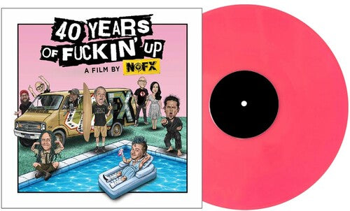 NOFX - (PRESALE 10/2/26) 40 Years of F***in' Up (PINK VINYL LP) | NEW - PUNK *NEW/COLOR*