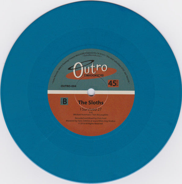 Dwarves Meet The Sloths (7" BLUE VINYL) | Mint (M) Mint (M) - PUNK *NEW/COLOR*