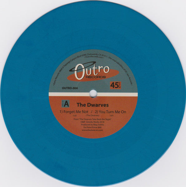 Dwarves Meet The Sloths (7" BLUE VINYL) | Mint (M) Mint (M) - PUNK *NEW/COLOR*