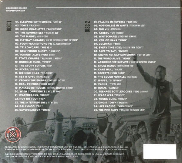 Vans Warped Tour 2016 Compilation (CD) | Mint (M) Mint (M) - PUNK *NEW*