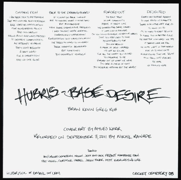 Base Desire (7" VINYL) | Mint (M) Mint (M) - PUNK *NEW*