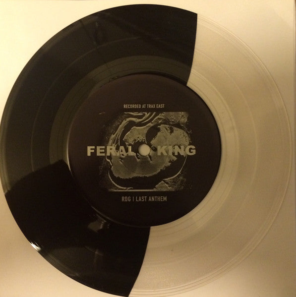 Feral King (HALF CLEAR / HALF BLACK VINYL 7") | Mint (M) Mint (M) - PUNK *NEW*
