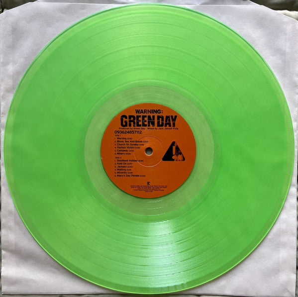 Warning: (GREEN VINYL) | Mint (M) Mint (M) - PUNK *SEALED/COLOR*