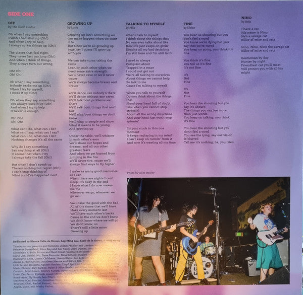 Growing Up (IEX: CLEAR & BLUE + PINK SPLATTER VINYL) | - PUNK *SEALED/COLOR*