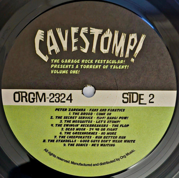 Cavestomp! The Garage Rock Festacular! Presents A Torrent Of Talent! Volume One! | Mint (M) Mint (M) - PUNK *SEALED*