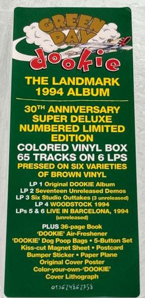 Dookie: 30th Anniversary (IEX: MULTI COLOR / BOXSET) | Mint (M) Mint (M) - PUNK *SEALED/COLOR*