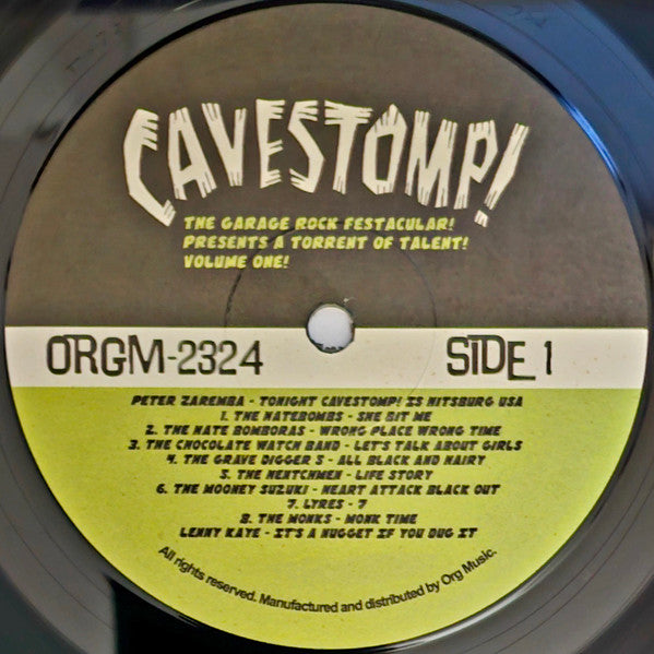 Cavestomp! The Garage Rock Festacular! Presents A Torrent Of Talent! Volume One! | Mint (M) Mint (M) - PUNK *SEALED*