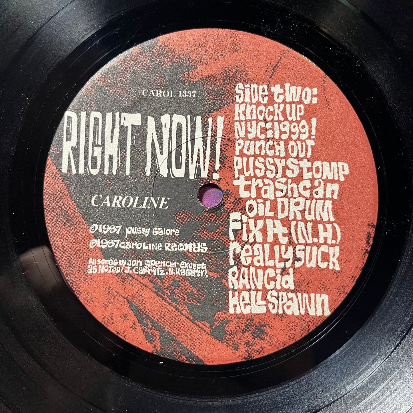 Right Now! (VINYL) | Near Mint- (NM-) Excellent+ (EX+) - PUNK / USED *NEAR MINT-*