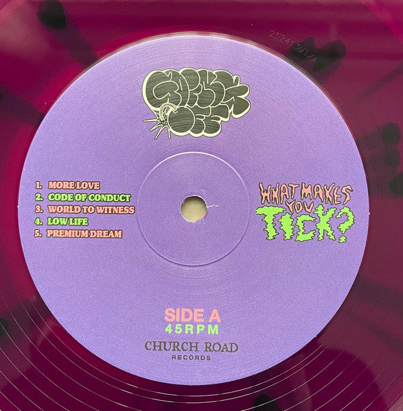 What Makes You Tick? (PURPLE W BLACK SPLATTER VINYL) | Near Mint (NM or M-) Mint (M) - PUNK / USED *NEAR MINT*
