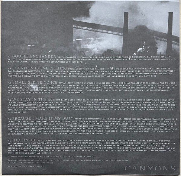 Canyons / Creeper (VINYL) | Near Mint (NM or M-) Near Mint (NM or M-) - PUNK / USED *NEAR MINT*