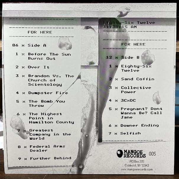 8612 (VINYL) | Near Mint (NM or M-) Mint (M) - PUNK / USED *NEAR MINT*