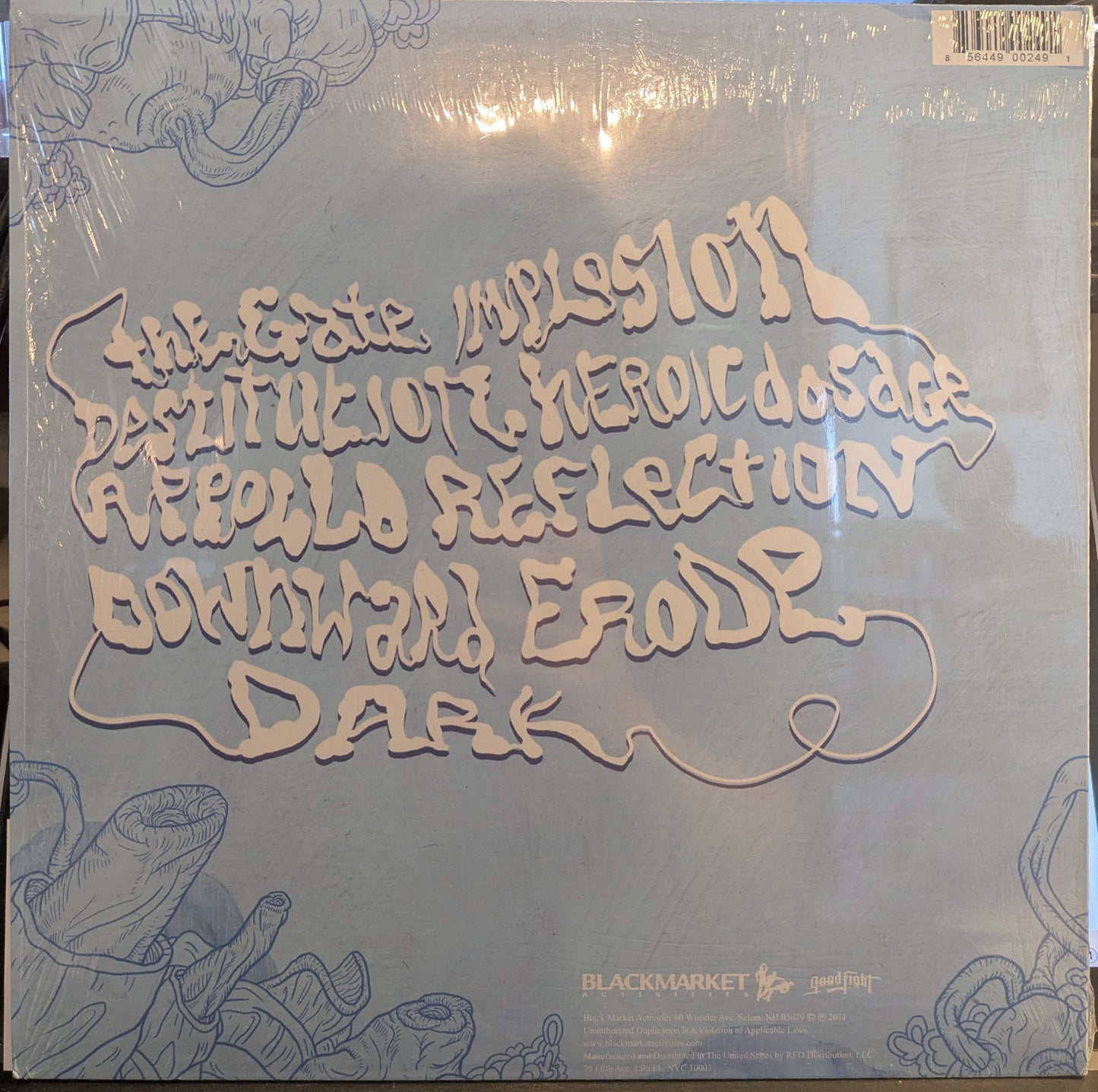 Erode (BLUE MARBLED VINYL) | Near Mint (NM or M-) Near Mint (NM or M-) - PUNK / USED *NEAR MINT*