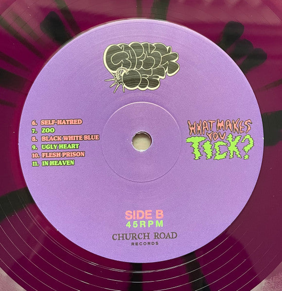 What Makes You Tick? (PURPLE W BLACK SPLATTER VINYL) | Near Mint (NM or M-) Mint (M) - PUNK / USED *NEAR MINT*