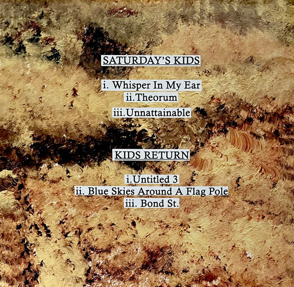 Saturday's Kids / Kids Return (10" VINYL) | Near Mint (NM or M-) Near Mint (NM or M-) - PUNK / USED *NEAR MINT*