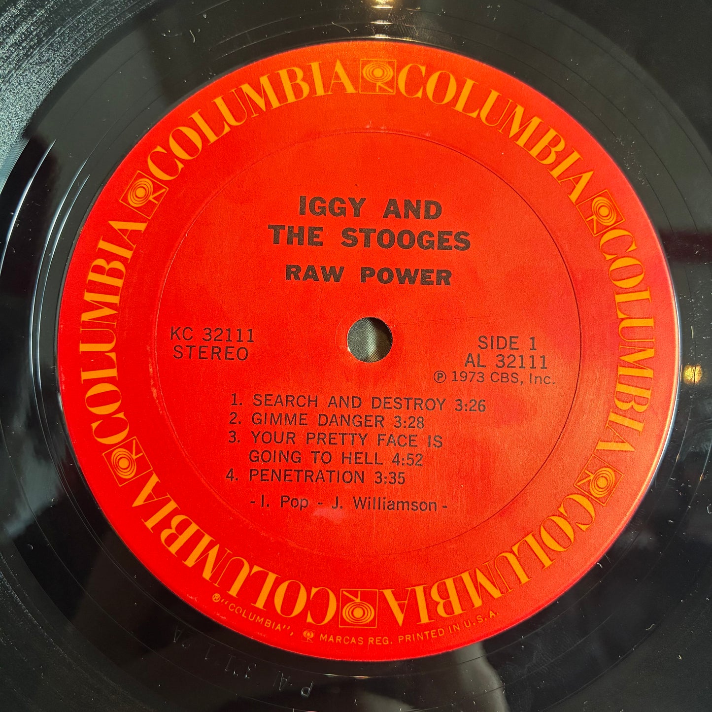 The Stooges - Raw Power (VINYL) | Very Good Plus (VG+) Very Good (VG) - PUNK / USED *VERY GOOD+*
